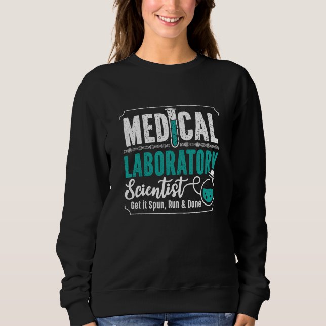 Sweatshirt Technicien de laboratoire Médicale (Devant)