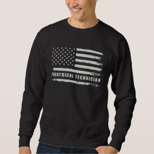 Sweatshirt Technicien de théâtre Projecteur de théâtre Scène