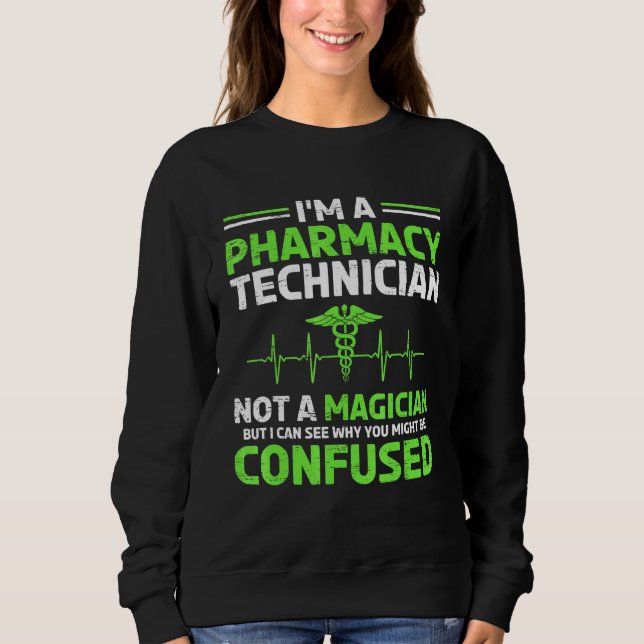 Sweatshirt Technicien en pharmacie (Devant)