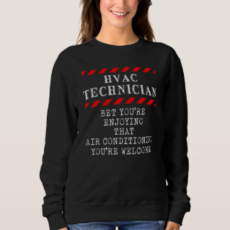 Sweatshirt Technicien Hvac Hvac Tech 13