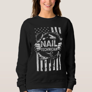 Sweatshirt Technicien Nail Tech Artiste Manicuriste 17