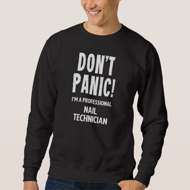 Sweatshirt Technicienne en onglerie (Devant)