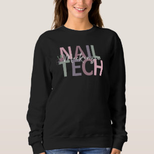 Sweatshirt Technologie de manucure personnalisée