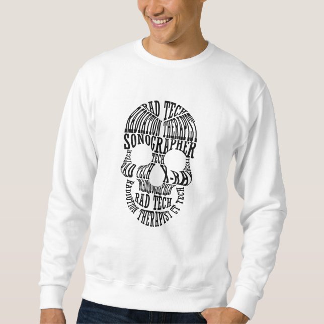 Sweatshirt Technologue crânien technique Rad Xray Radiologie  (Devant)