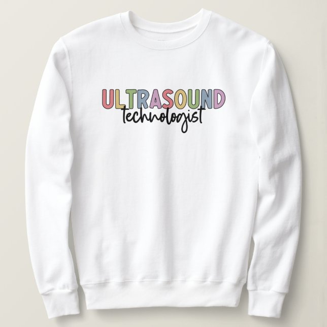 Sweatshirt Technologue d'Ultrasound | Cadeaux techniques ultr (Design devant)