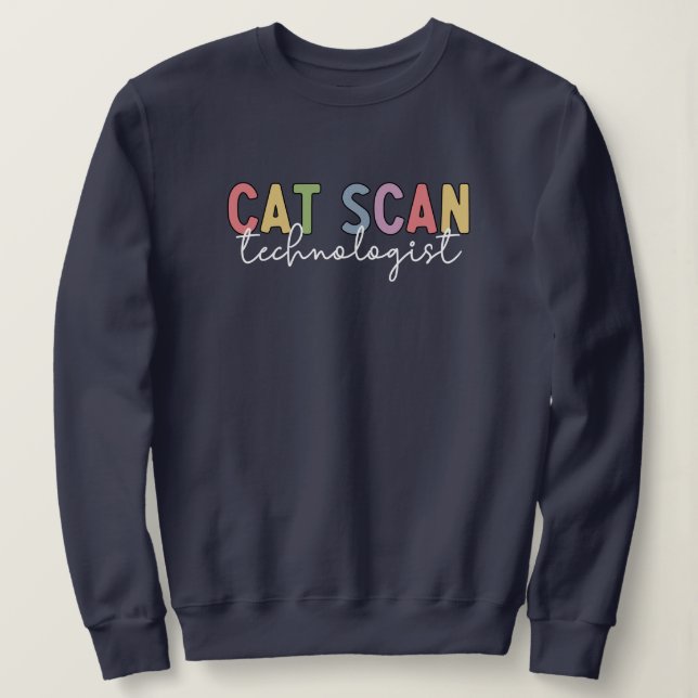 Sweatshirt Technologue en numérisation de CAT Technologie de  (Design devant)