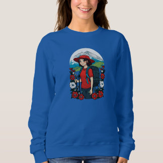 Sweatshirt Tee d'aventure Mountain Blossom