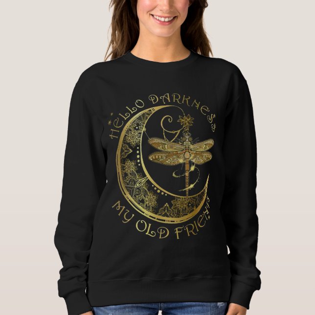 Sweatshirt tee mou, t-shirt dragonfly mignon (Devant)