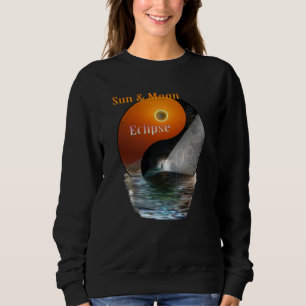 Sweatshirt Temps Sun et Lune-Éclipse