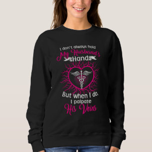 Sweatshirt Tendance chaude Je ne tiens pas toujours la main d