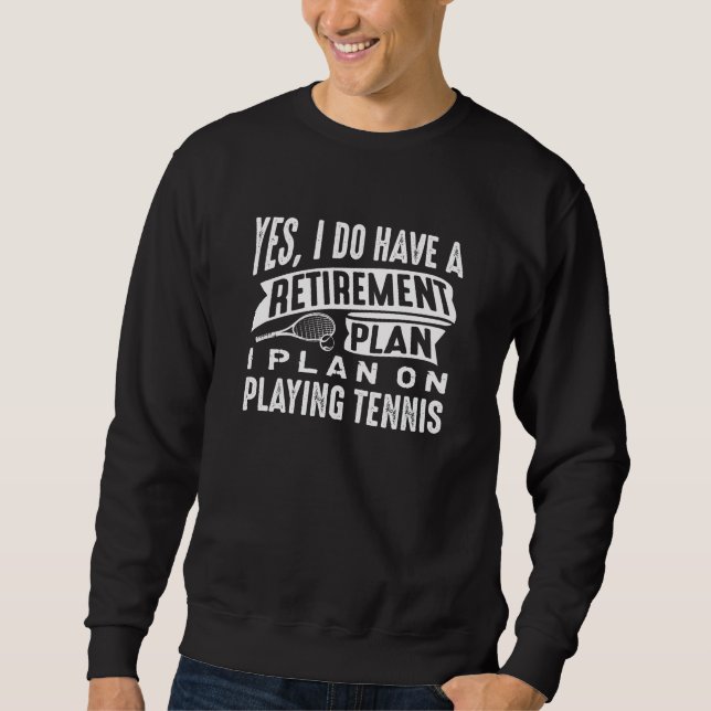Sweatshirt Tennis de retraite (Devant)