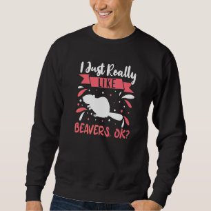 Sweatshirt Tenue De Castor Pour Castor Vêtements Femmes Fille