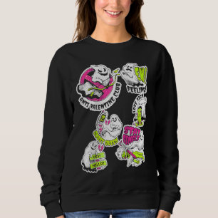 Sweatshirt Tenue de la Saint-Valentin Fantôme des célibataire