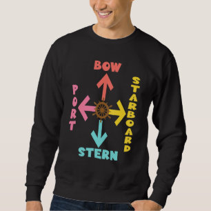 Sweatshirt Termes nautiques Bateaux Navigation de plaisance Y