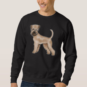 Sweatshirt Tervueren Cartoon Chien Bouvier de Terreur à Poil 