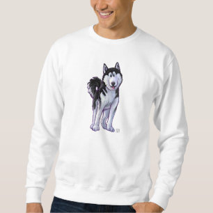 Sweatshirt Têtes Husky et Queues