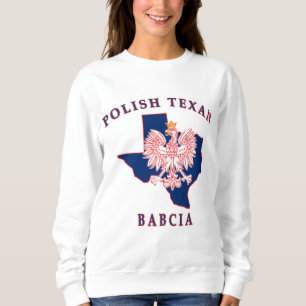 Sweatshirt Texan polonais Babcia