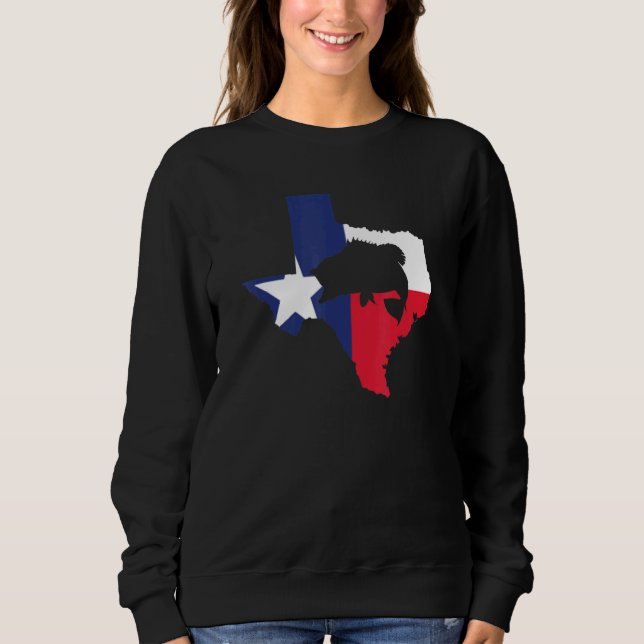 Sweatshirt Texas Bass Fishing (Devant)