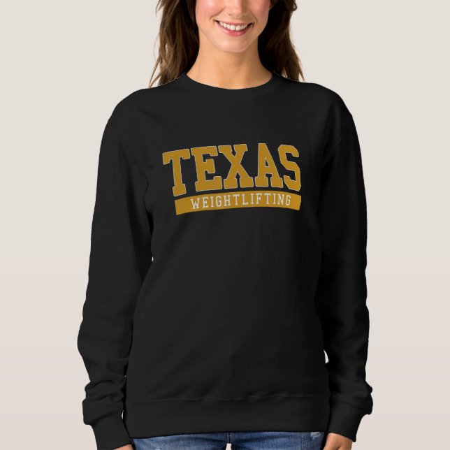 Sweatshirt Texas Weightlifting (Devant)