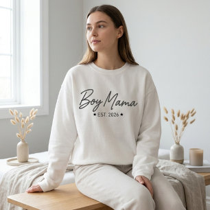 Sweatshirt Texte élégant de maternité de l'année établie de s