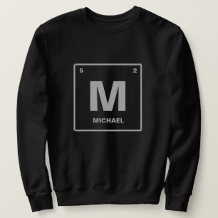 Sweatshirt Texte personnalisé Tableau périodique T-shirt An