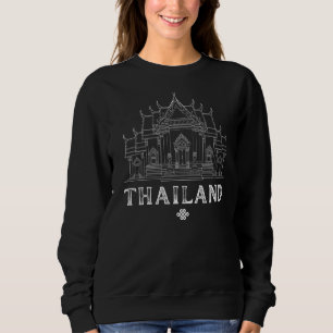 Sweatshirt Thaïlande Bankok Temple traditionnel Sak Yant Thai