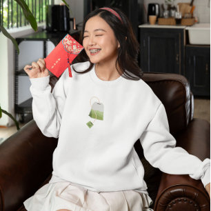 Sweatshirt Thé à bulle Matcha