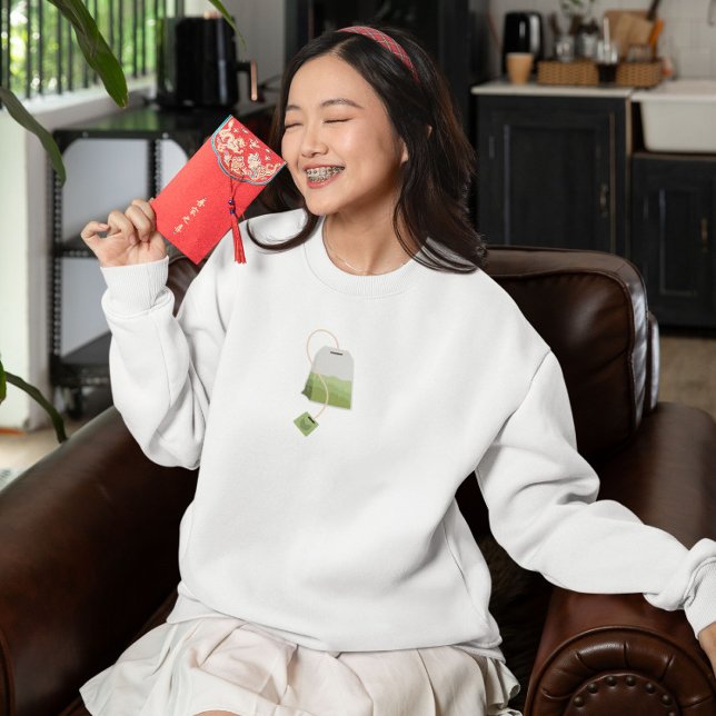 Sweatshirt Thé à bulle Matcha (Créateur téléchargé)