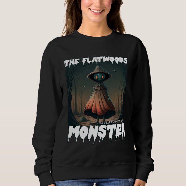 Sweatshirt The Flatwoods Monster 1952 Creepy Scary Cryptid Le (Devant)