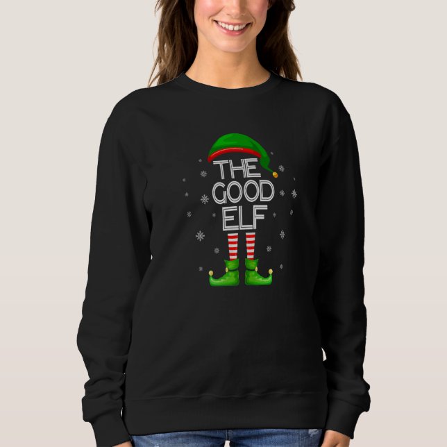 Sweatshirt The Good Elf  Group Matching Christmas Pajamas (Devant)