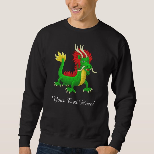 Sweatshirt The modern Chinese azure dragon (Devant)