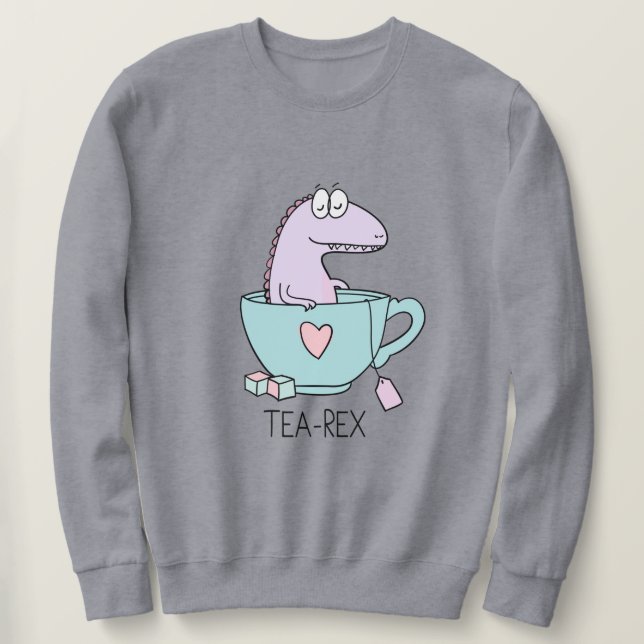 Sweatshirt Thé-Rex (Design devant)
