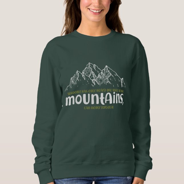 Sweatshirt The Voice of the Mountains (Devant)