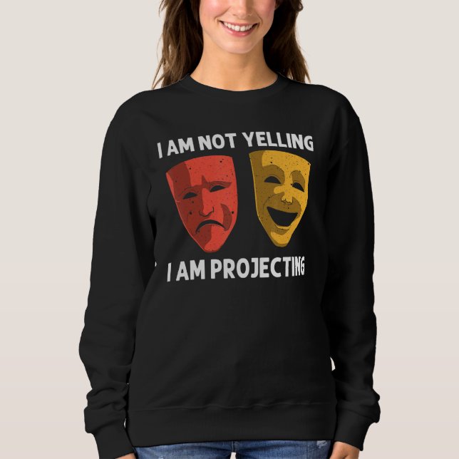 Sweatshirt Théâtre cool Pour Hommes Femmes Broadway Théâtre M (Devant)