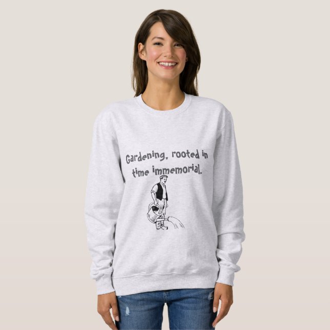 Sweatshirt Thème de jardinage (Devant entier)