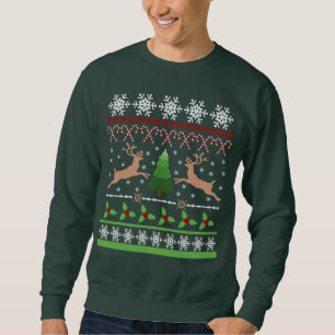 Sweatshirt Thème laid drôle de chandail de Noël
