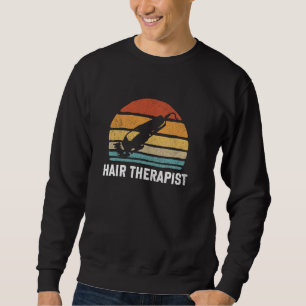 Sweatshirt Thérapeute capillaire Barbier Papa Coiffure Salon