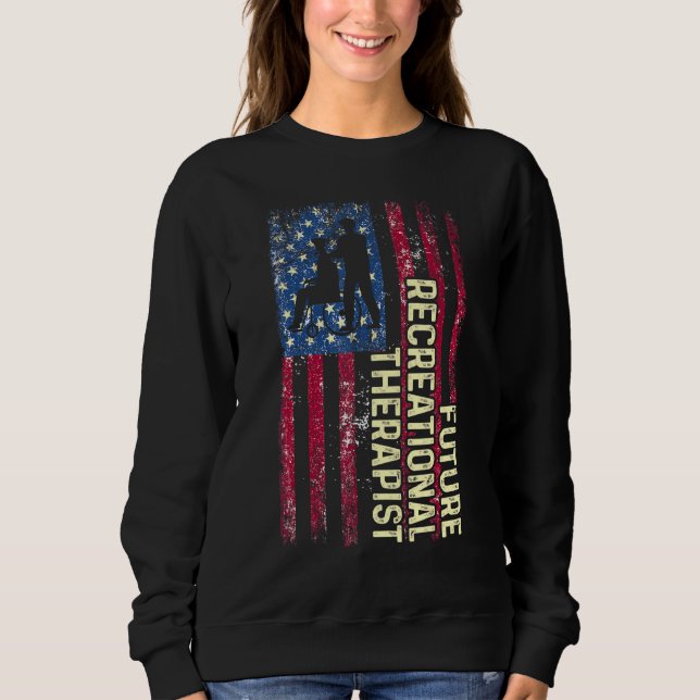 Sweatshirt Thérapeute de loisir Thérapie de loisirs Rt 10 (Devant)