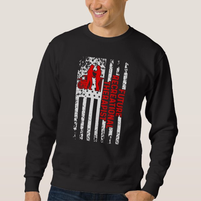 Sweatshirt Thérapeute récréative Thérapie récréative Rt 37 (Devant)