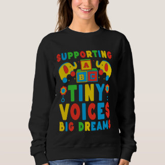 Sweatshirt Thérapie orthophonique pédiatrique Pathologiste du