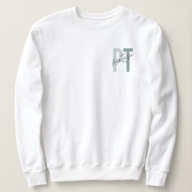 Sweatshirt Thérapie physique PT personnalisée (Design devant)