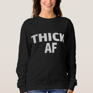 Sweatshirt Thicc Courir Des Vêtements Épais AF Urbain Pour Bl