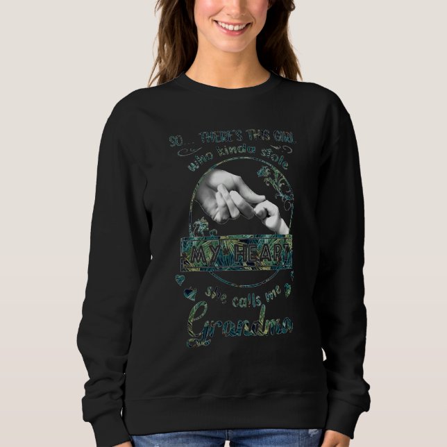 Sweatshirt This Girl Who Kinda Stole My Heart She Calls Me Gr (Devant)