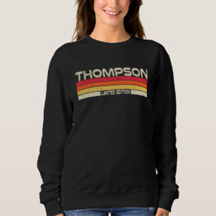 Sweatshirt Thompson Nom de famille Anniversaire Famille Réuni