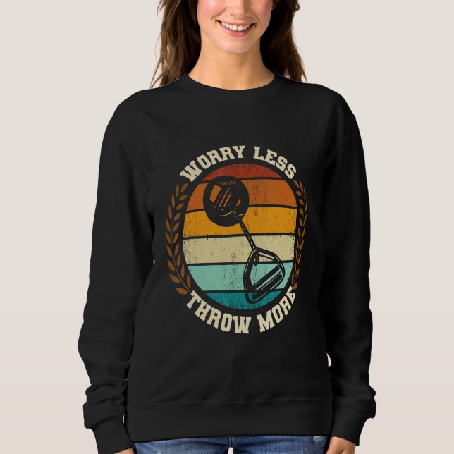 Sweatshirt Throw More Hammer Throwing Thrower Track Field App (Devant)
