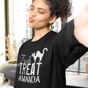 Sweatshirt Tic d'Halloween ou typographie de traitement