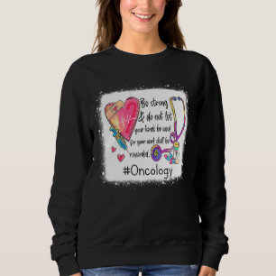 Sweatshirt Tie Dye Stethoscope Oncologie Infirmière Scrub Inf