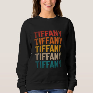 Sweatshirt Tiffany Prénom Chemise Vintage Tiffany Nom