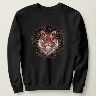Sweatshirt Tigre dans l'herbe