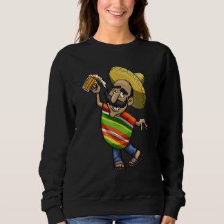 Sweatshirt Tio de femmes mexicaines ivres faisant du dabbing 